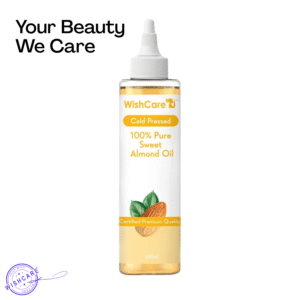 WishCare Cold Pressed Sweet Almond Oil - 200ml